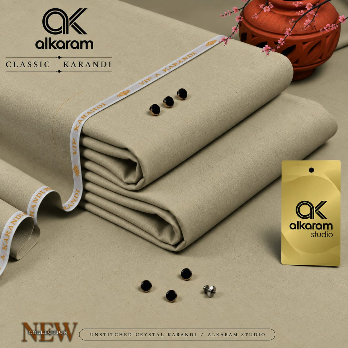 Winter Karandi Unstitched Fabric