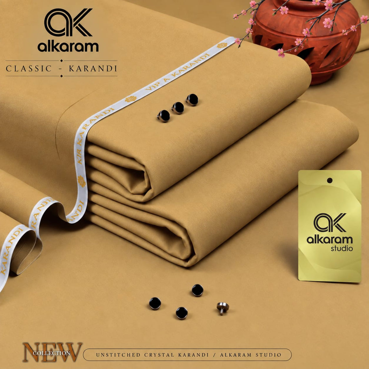 Winter Karandi Unstitched Fabric