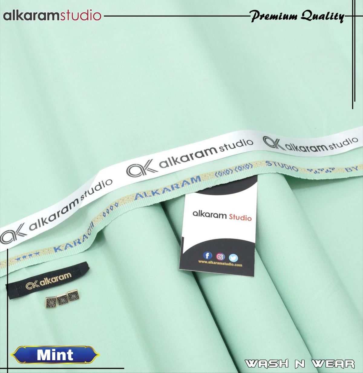 Wash & Wear Unstitched Fabric
