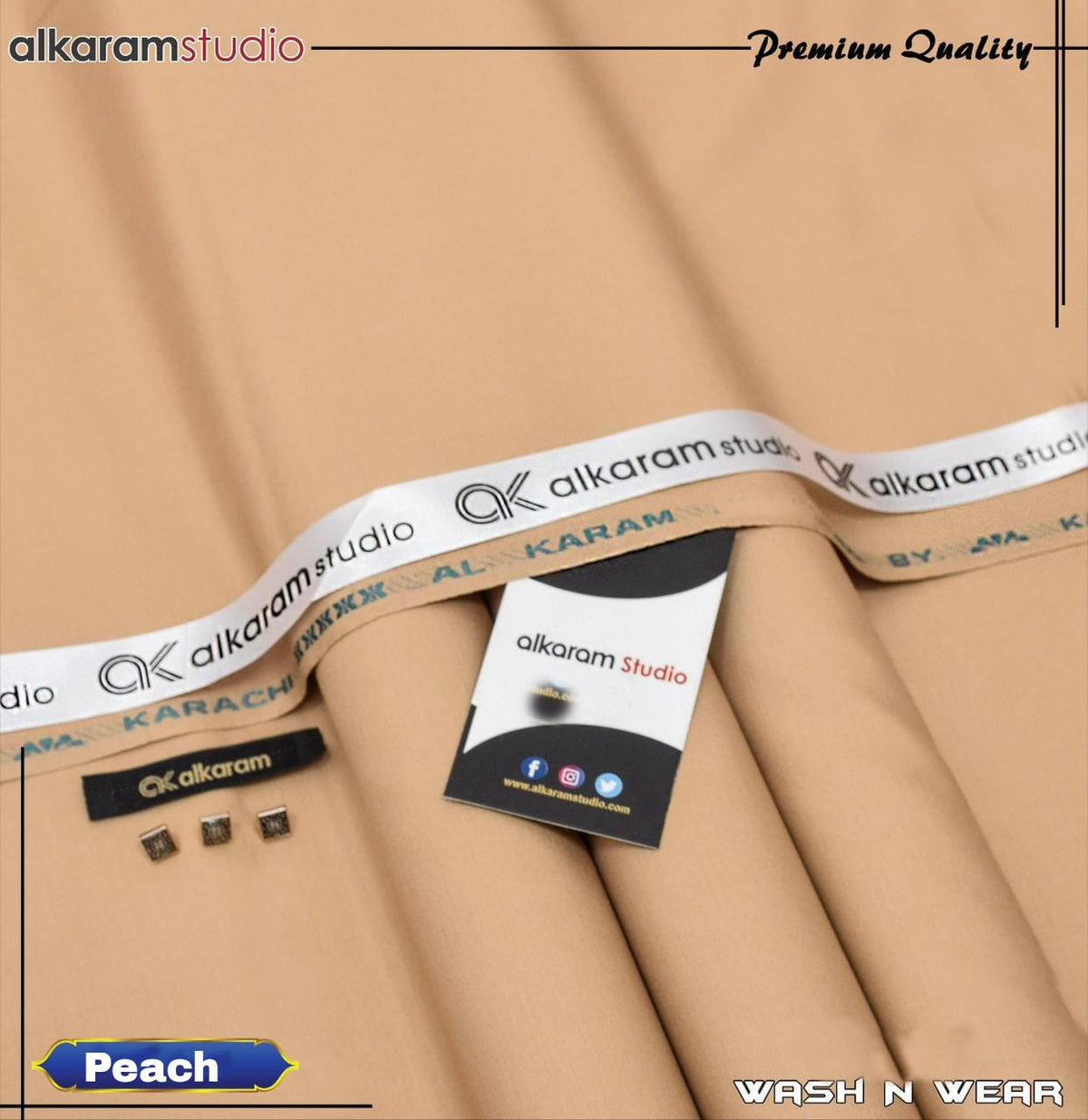 Wash & Wear Unstitched Fabric