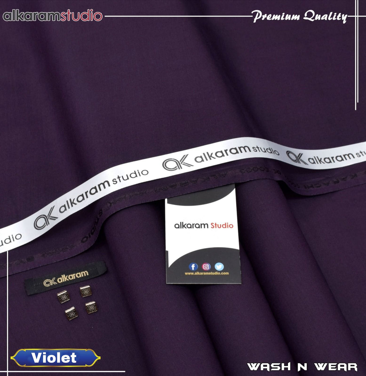 Wash & Wear Unstitched Fabric