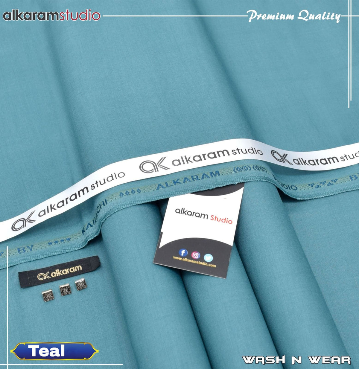 Wash & Wear Unstitched Fabric