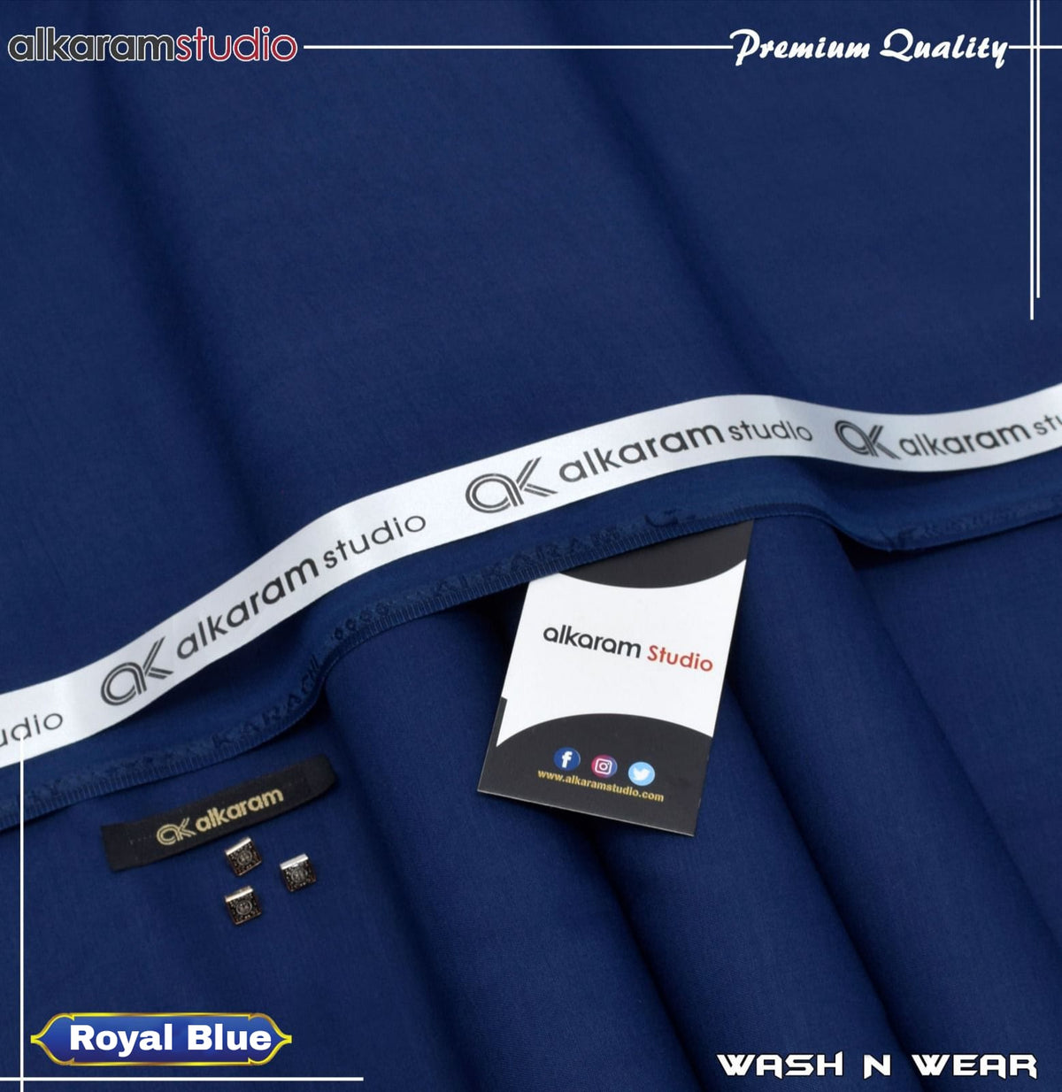 Wash & Wear Unstitched Fabric