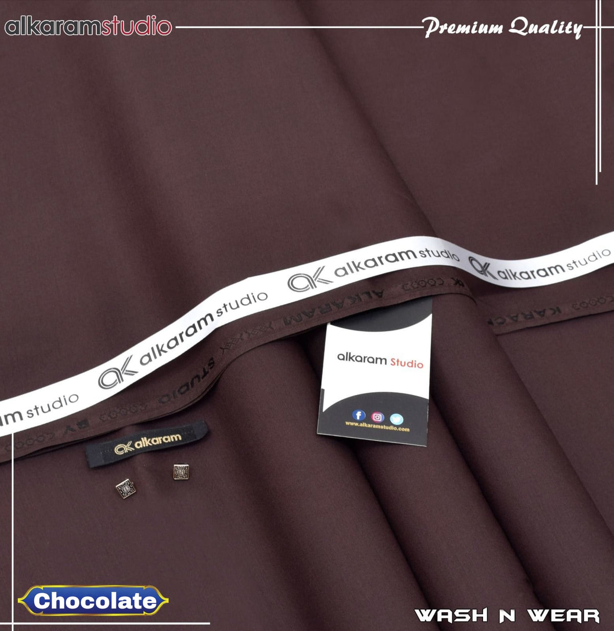 Wash & Wear Unstitched Fabric
