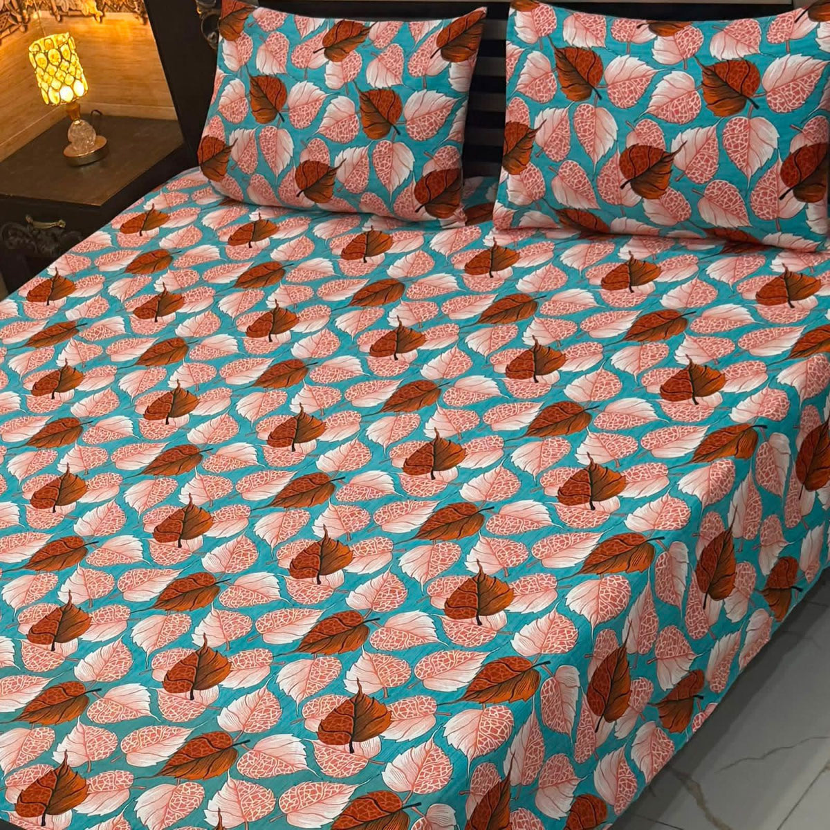 Crystal Cotton King Size Bedsheet