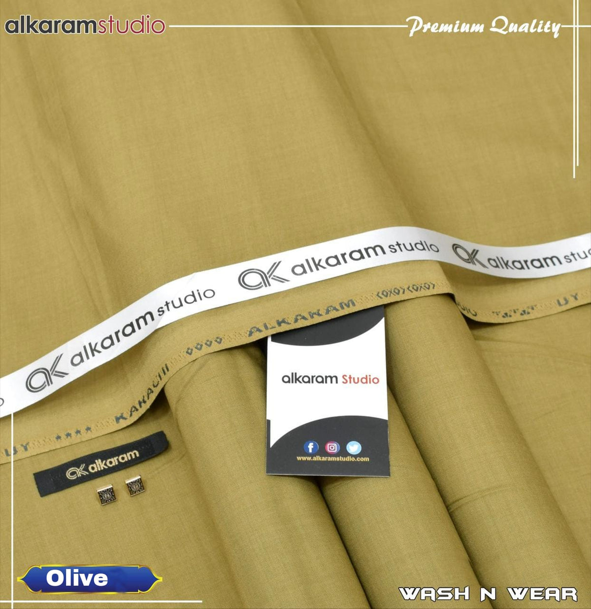 Wash & Wear Unstitched Fabric